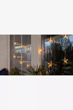 Lysgardin vindu, julestjerner